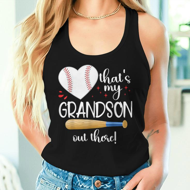 Baseball Grandma Thats My Grandson Out There Women Women Tank Top Gifts for Her