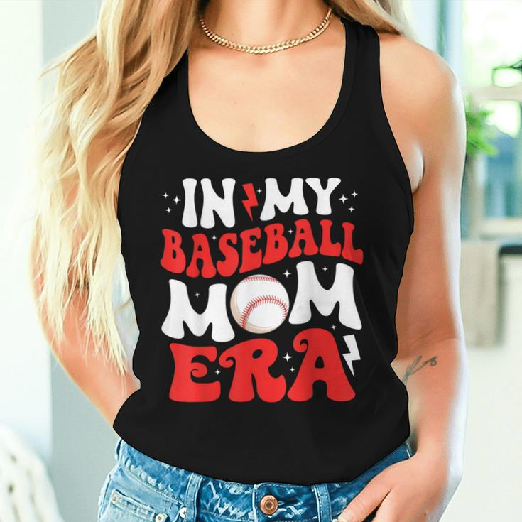 In My Baseball Mom Era Cute Groovy Baseball Women Tank Top Gifts for Her