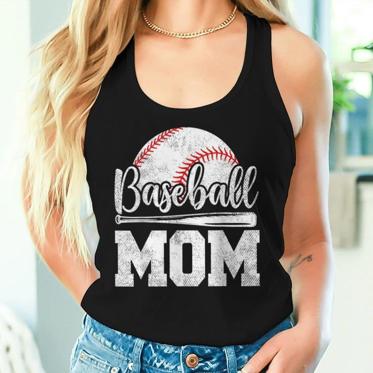 Baseball Mom Baseball Player Game Day Mother's Day Women Tank Top Gifts for Her