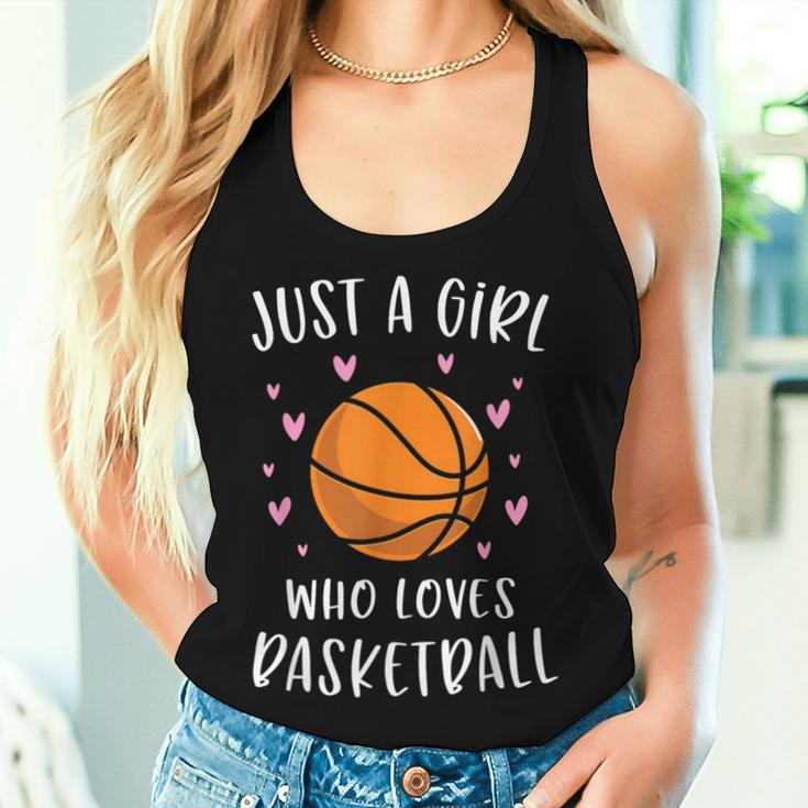 Basketball For Girls Just A Girl Who Loves Basketball Women Tank Top Gifts for Her