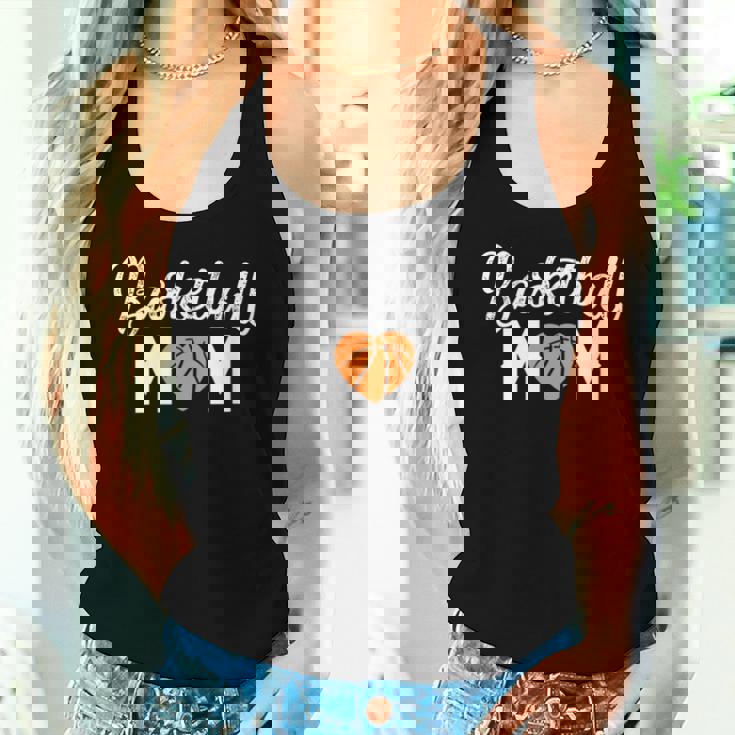 Basketball Mom Cute Heart Mothers For Women Women Tank Top Gifts for Her