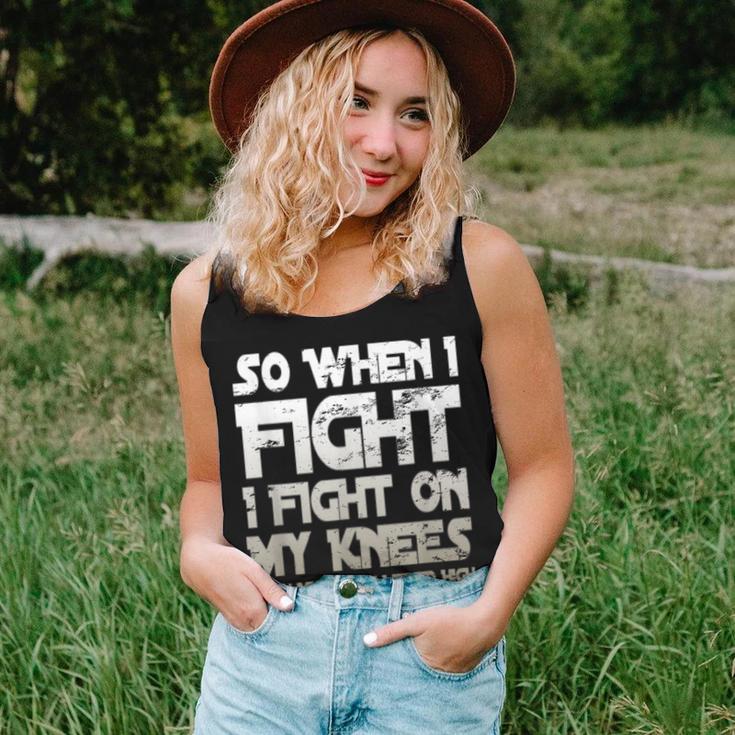 Battle Belongs To The Lord Christian Inspirational Faith Women Tank Top Gifts for Her