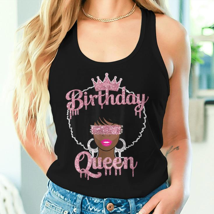Beautiful Afro Birthday Queen Women Tank Top Gifts for Her
