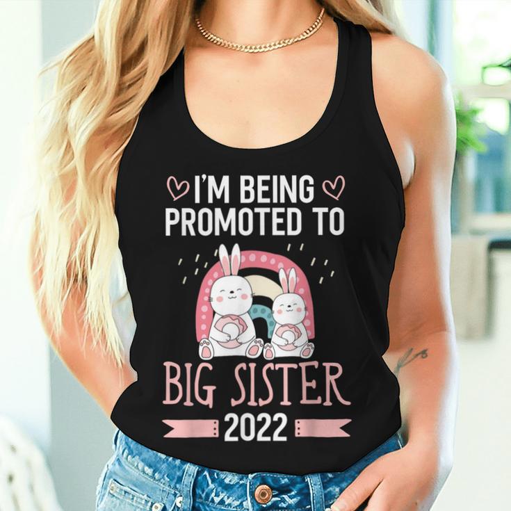 Become Promoted To Big Sister 2022 Women Tank Top Gifts for Her