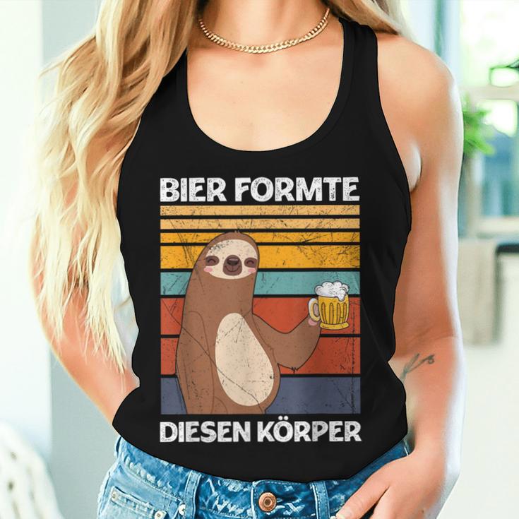 Beer Formte Diesen Körper Beer Drinker Beer Lovers Saying Tank Top Frauen Geschenke für Sie