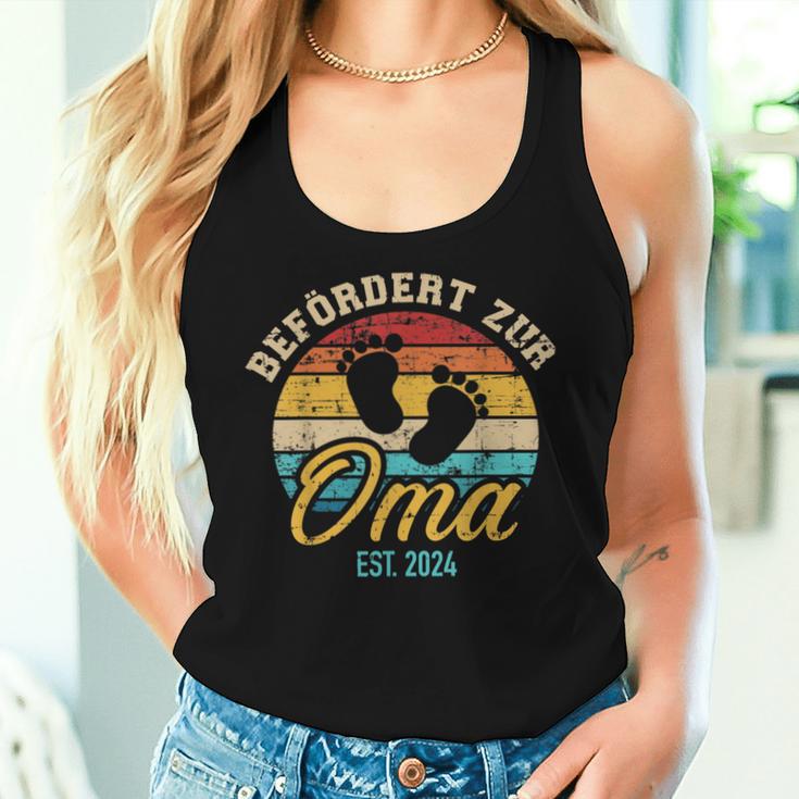 Befördert Zur Oma 2024Intage Retro Tank Top Frauen Geschenke für Sie