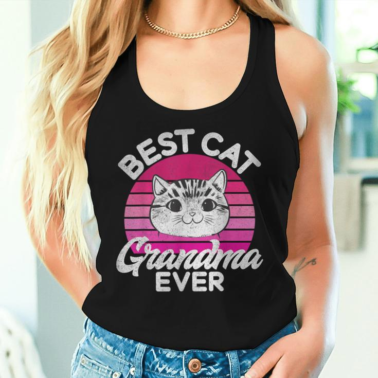 Best Cat Grandma Ever Cat Grandma Women Tank Top Gifts for Her