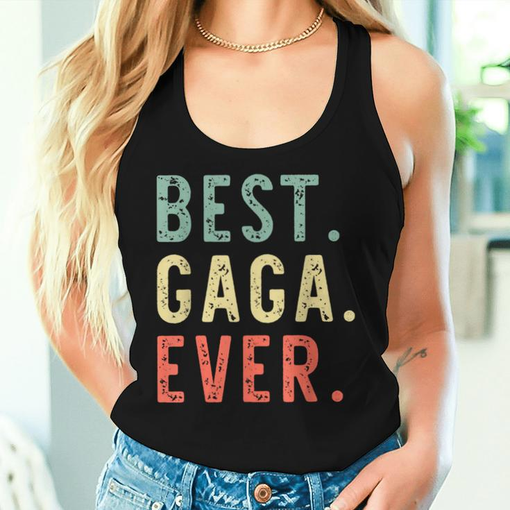 Best Gaga Ever Family Retro Vintage Grandma Women Tank Top Gifts for Her