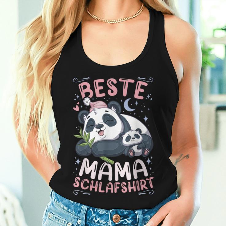 Beste Mama Schlaf Panda-Bär Mit Kind Mutter Tank Top Frauen Geschenke für Sie