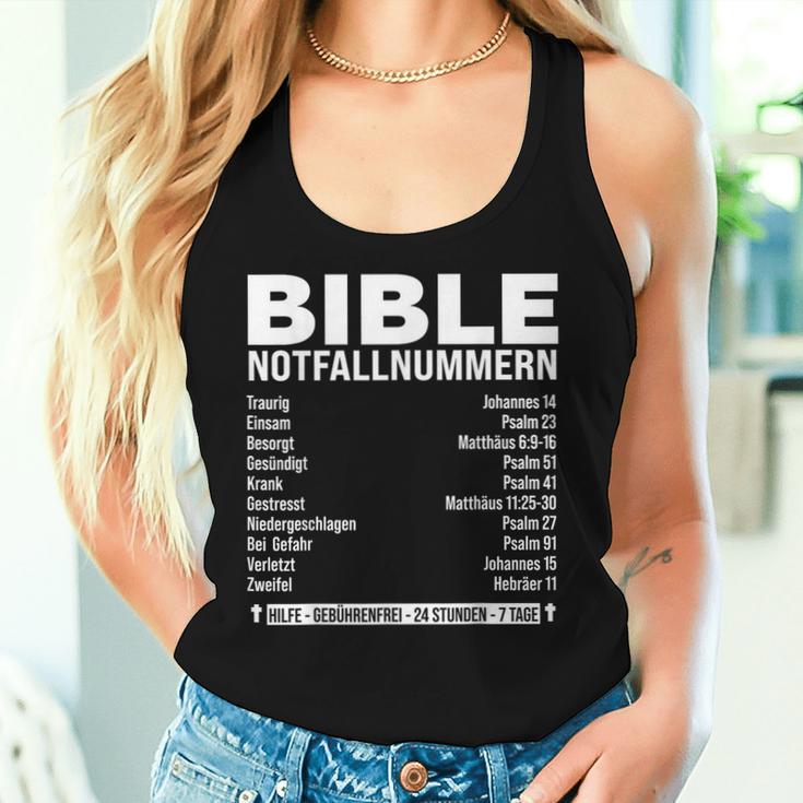 Bible Jesus God Church Christian Christian Tank Top Frauen Geschenke für Sie