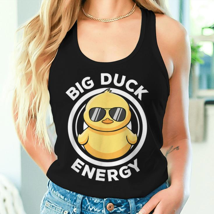 Big Duck Energy Duckie I Love Ducks Lovers Rubber Duck Women Tank Top Gifts for Her
