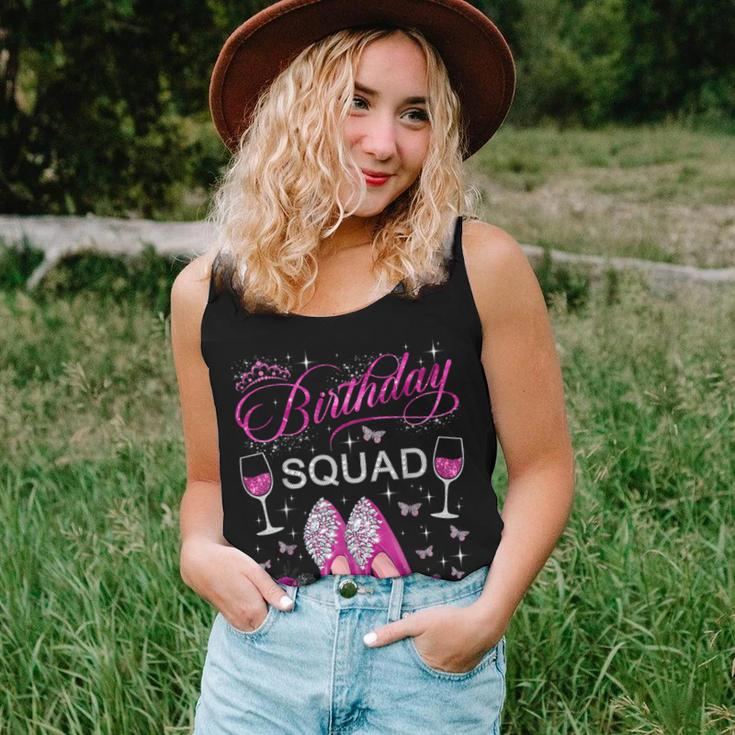 Birthday Squad Butterflies High Heels Diva Squad Girls Women Tank Top Gifts for Her