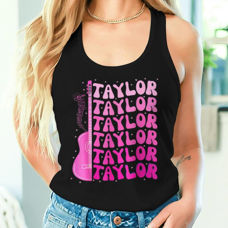 Birthday Taylor First Name Personalized Birthday Party Women Tank Top Gifts for Her