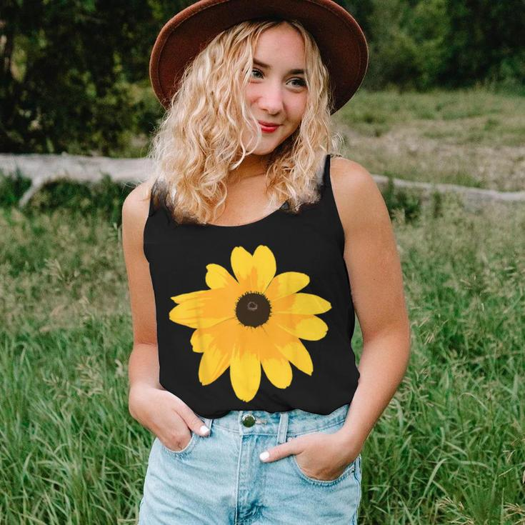 Black Eyed Susan Giant Yellow Flower Print Women Tank Top Gifts for Her