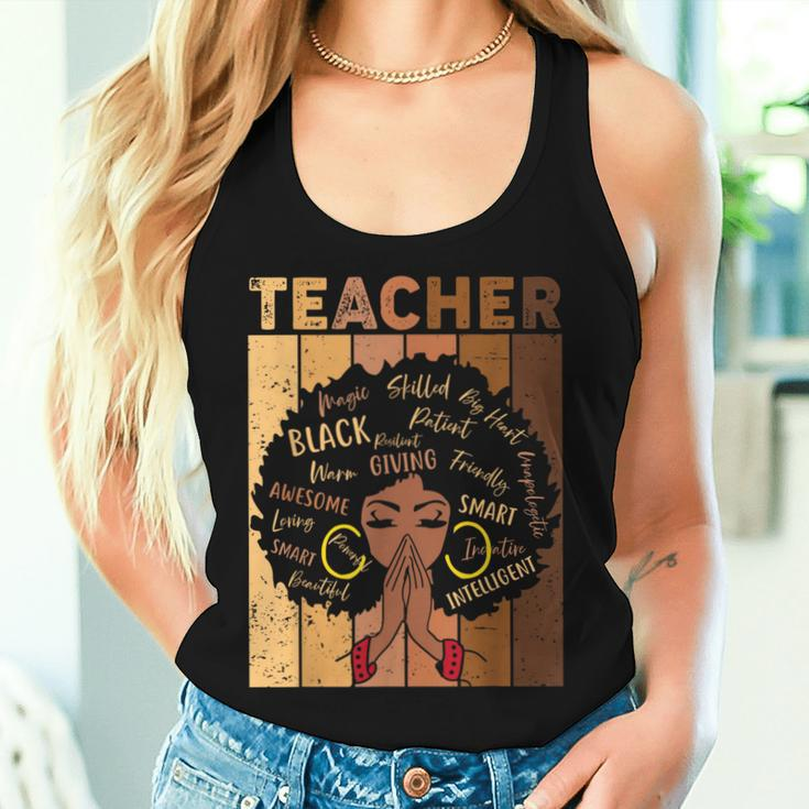Black History Teacher African American Women Women Tank Top Gifts for Her