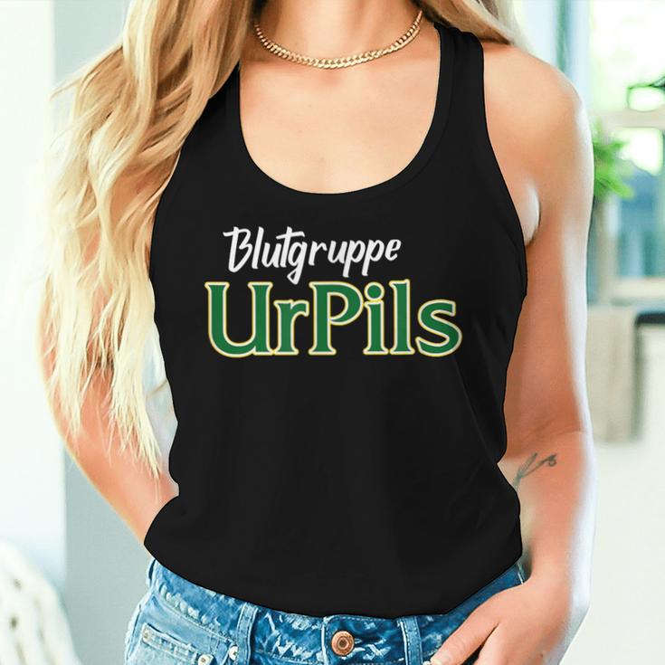 Blood Group Urpils Saarland Beer Tank Top Frauen Geschenke für Sie