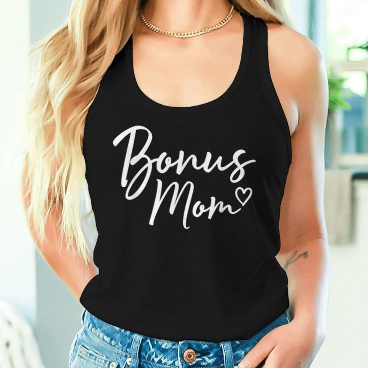 Bonus Mom For Heart Mother's Day Bonus Mom Women Tank Top Gifts for Her