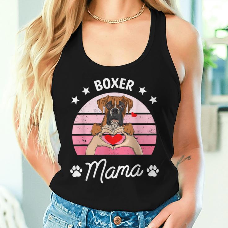 Boxer Mama Für Boxerhund Frauchen Tank Top Frauen Geschenke für Sie