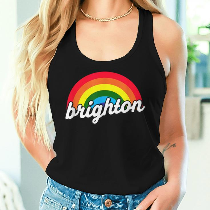 Brighton Gay Pride Festival Rainbow For Lgbtqi Parade Women Tank Top Gifts for Her
