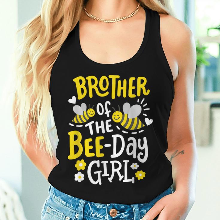 Brother Of The Bee-Day Girl Birthday Party Matching Family Women Tank Top Gifts for Her