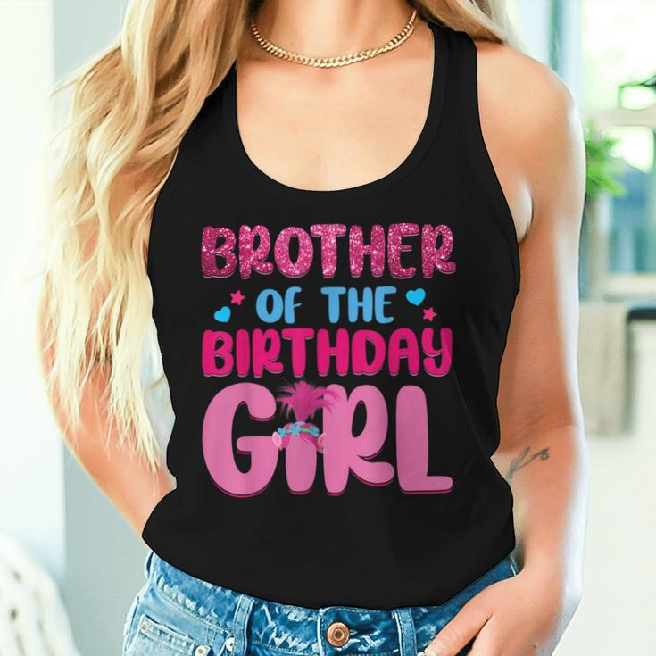 Brother Of The Birthday Girl Family Matching Women Tank Top Gifts for Her