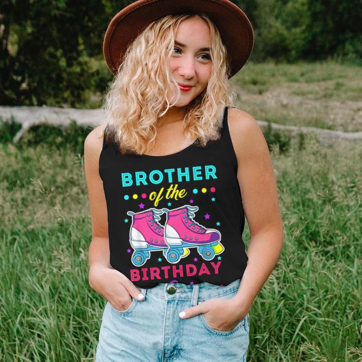 Brother Of The Birthday Girl Roller Skates Bday Skating Women Tank Top Gifts for Her