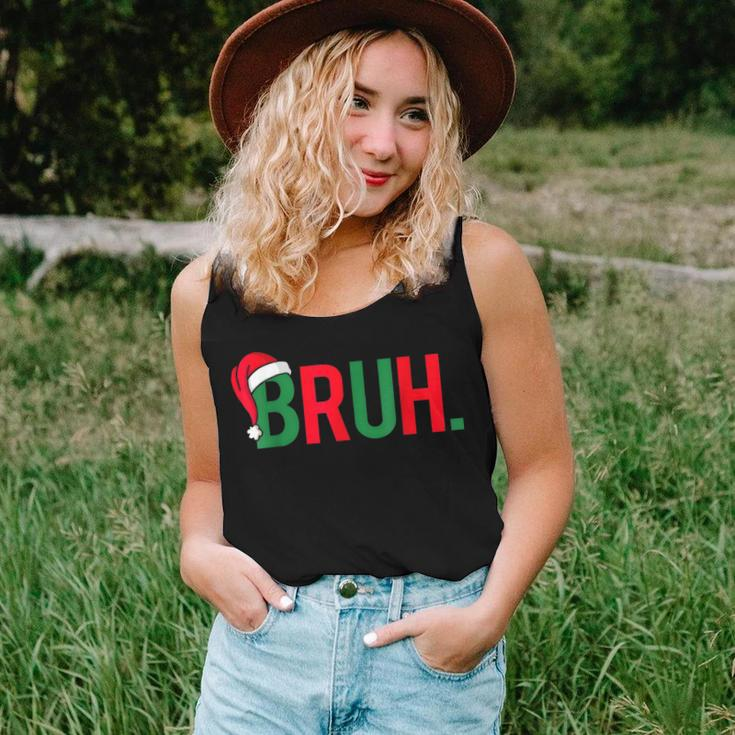 Bruh Christmas Sarcastic Women Tank Top Gifts for Her