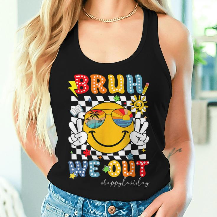 Bruh We Out Happy Last Day Of School Teacher Student Women Tank Top Gifts for Her