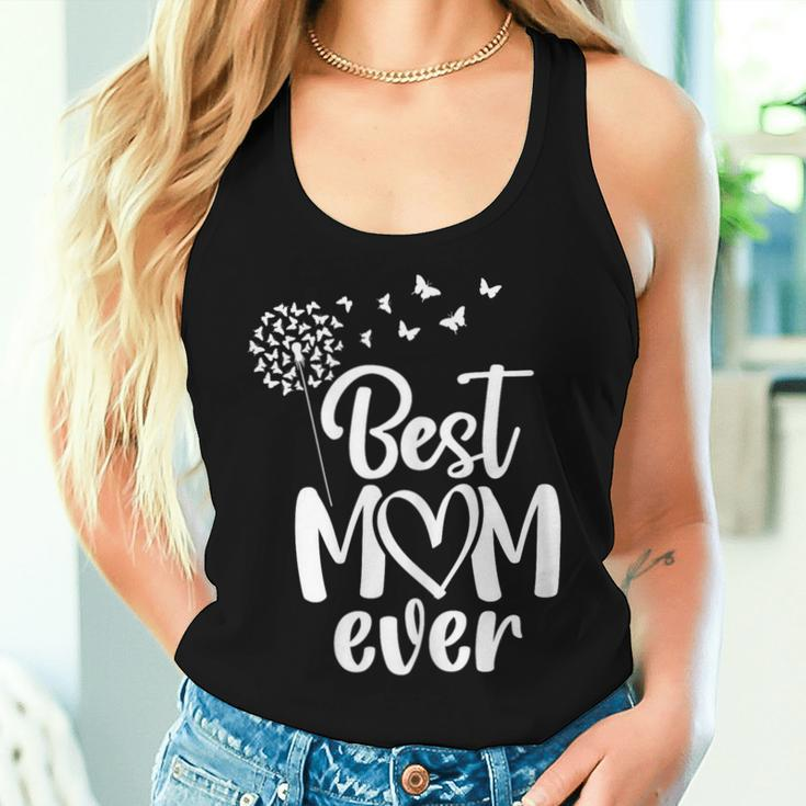 Butterflies Best Mom Ever From Daughter Son On Mother's Day Women Tank Top Gifts for Her