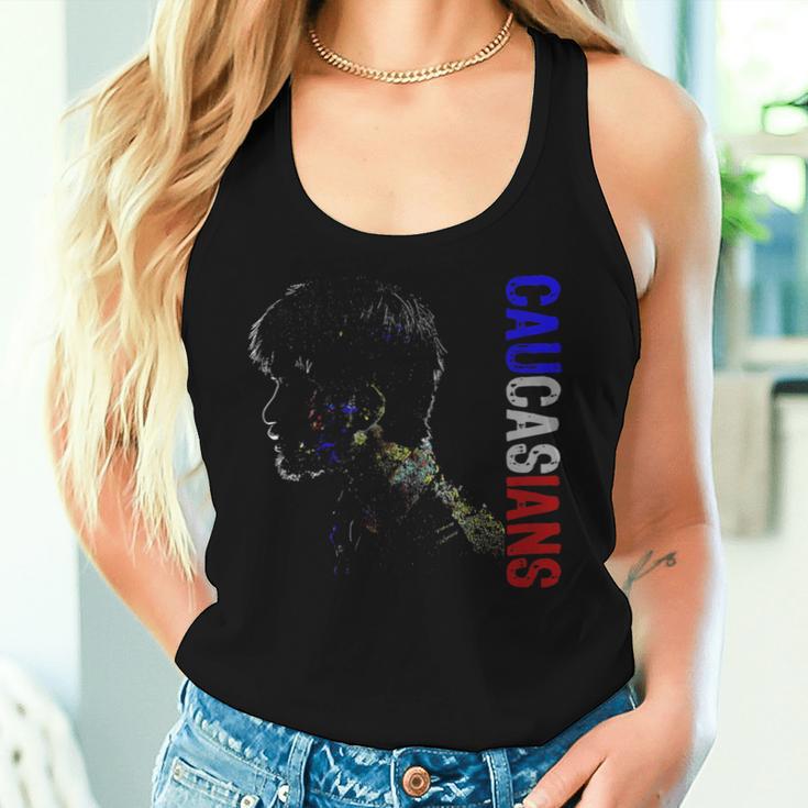 Caucasians Profile Vintage Caucasians Pride Women Tank Top Gifts for Her