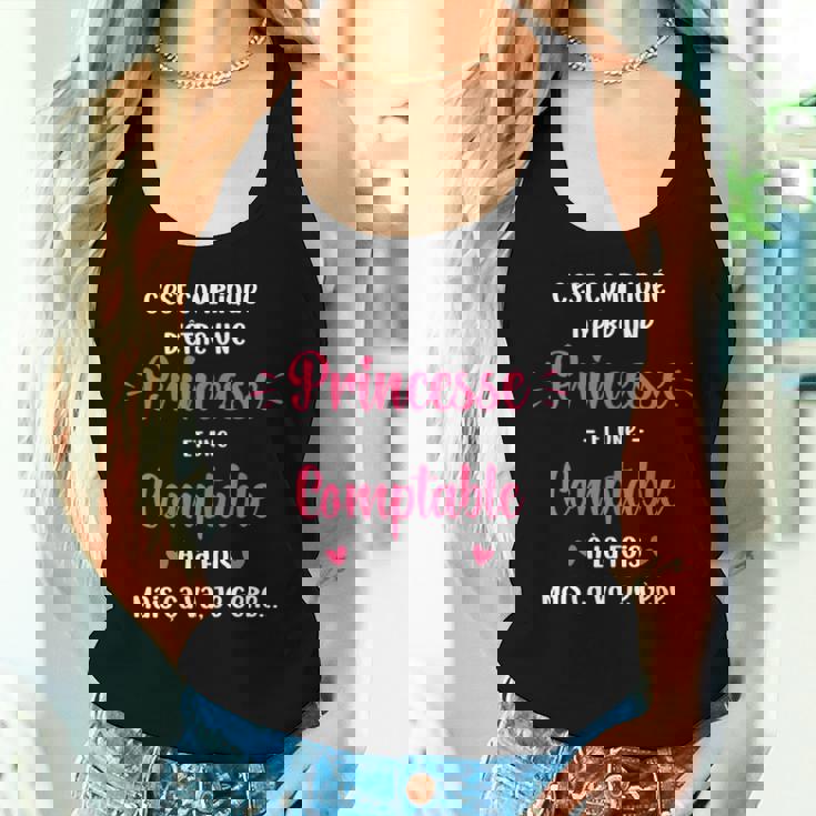 C'est Compliqué D'être Une Princesse Et Une Comptable Women Tank Top Cadeaux pour elle