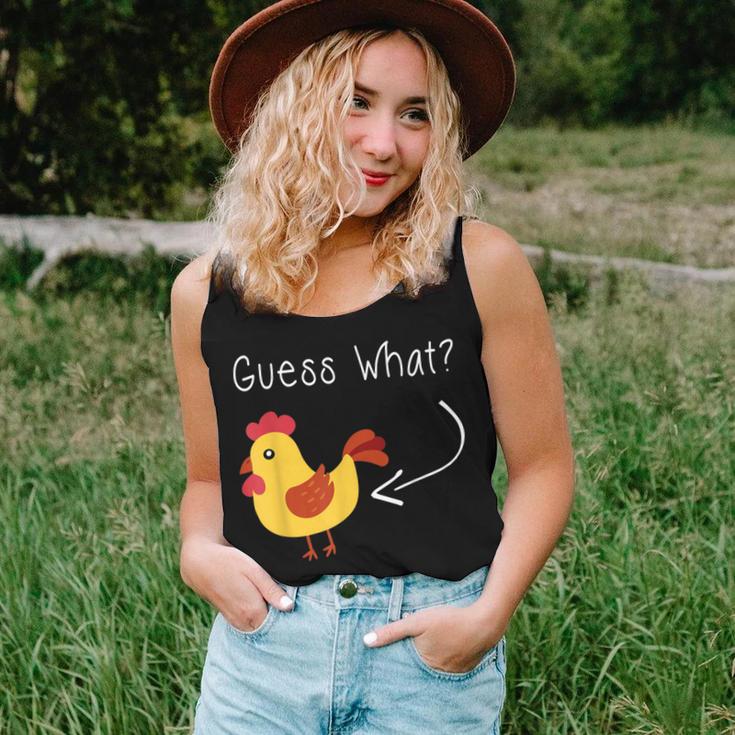 Chicken Butt Guess What Hen Rooster Women Tank Top Gifts for Her