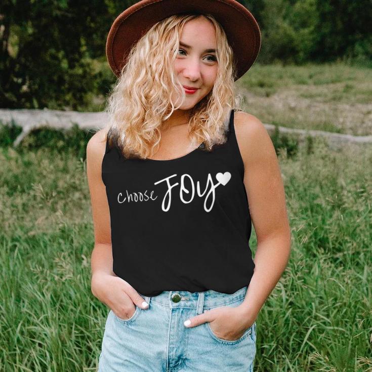 Choose Joy Heart Inspirational Motivational Women Tank Top Gifts for Her