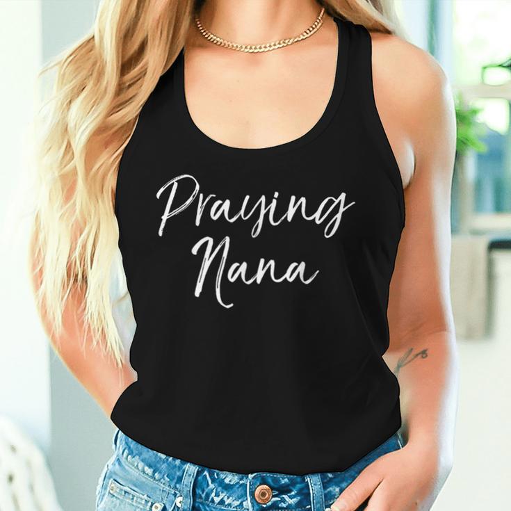 Christian Prayer Mother's Day For Grandma Praying Nana Women Tank Top Gifts for Her