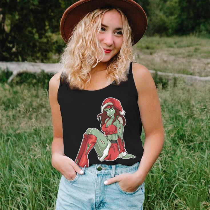 Christmas Zombie Pin Up Girl Vintage Pajama Women Tank Top Gifts for Her