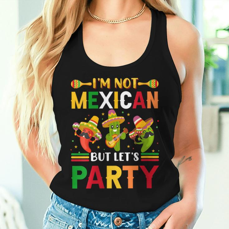Cinco De Mayo I'm Not Mexican But Let Us Party Women Tank Top Gifts for Her