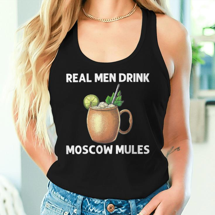 Cool Moscow Mule For Dad Vodka Cocktail Bartender Women Tank Top Gifts for Her