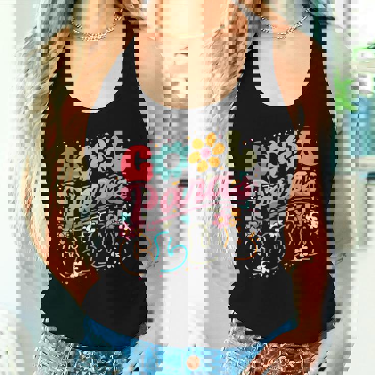 Cool Paras Club Groovy Paraprofessional Paraeducator Women Tank Top Gifts for Her