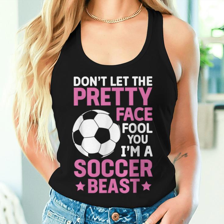 Cool Soccer For N Girls Soccer Lover Player Sports Women Tank Top Gifts for Her