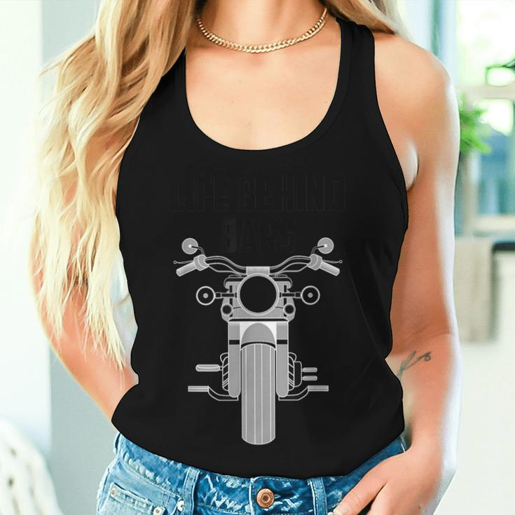 Cool Vintage Motorcycle Cute Life Behind Bars Women Tank Top Gifts for Her