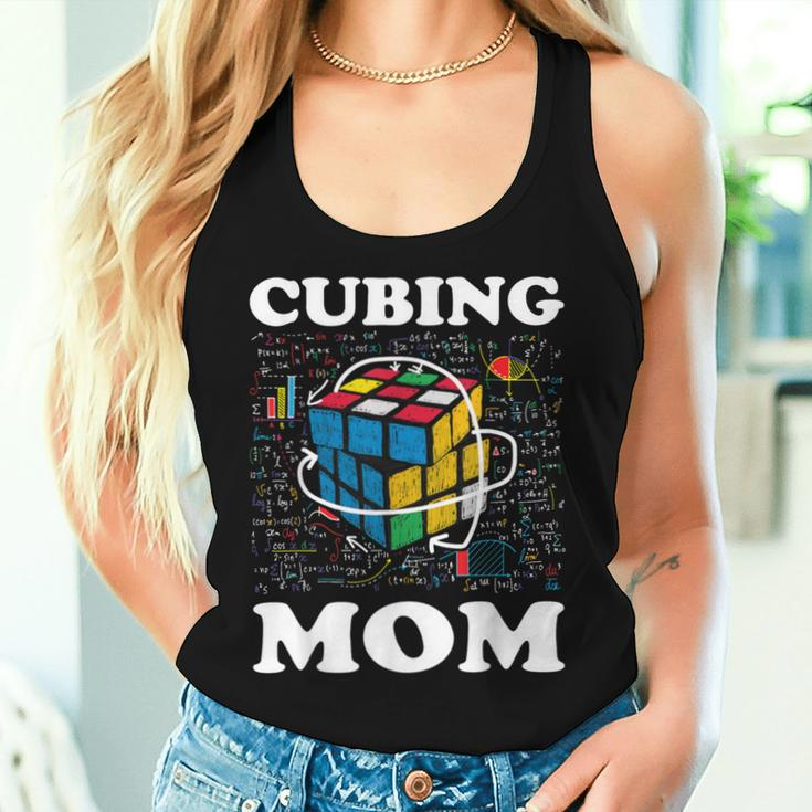 Cubing Mom Speed Cubing Math Lovers Women Tank Top Gifts for Her