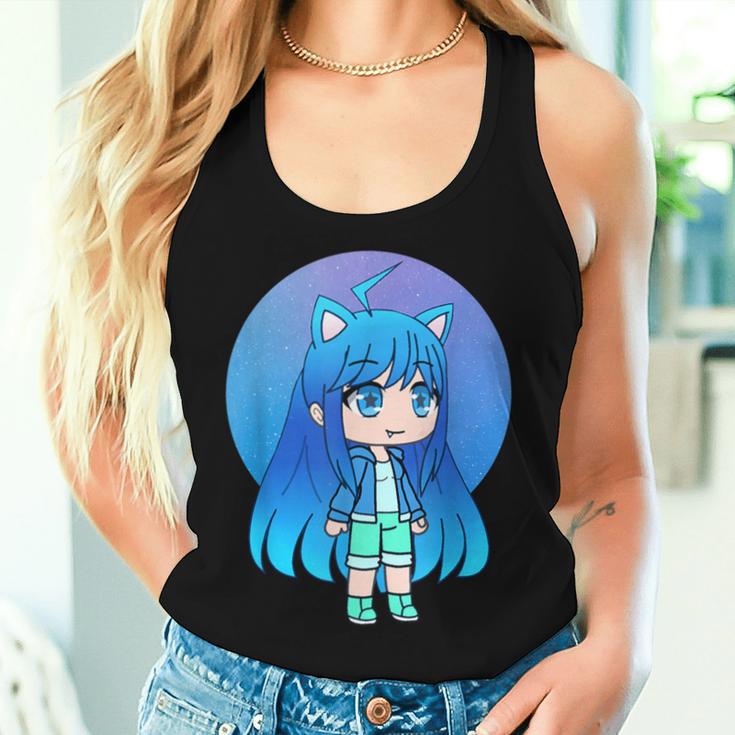 Cute Chibi Style Kawaii Anime Girl Aquachan Women Tank Top Gifts for Her