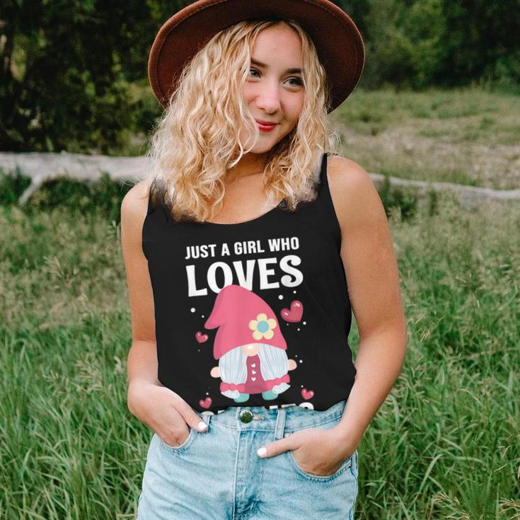 Cute Girl Gnome Just A Girl Who Loves Gnomes Women Tank Top Gifts for Her