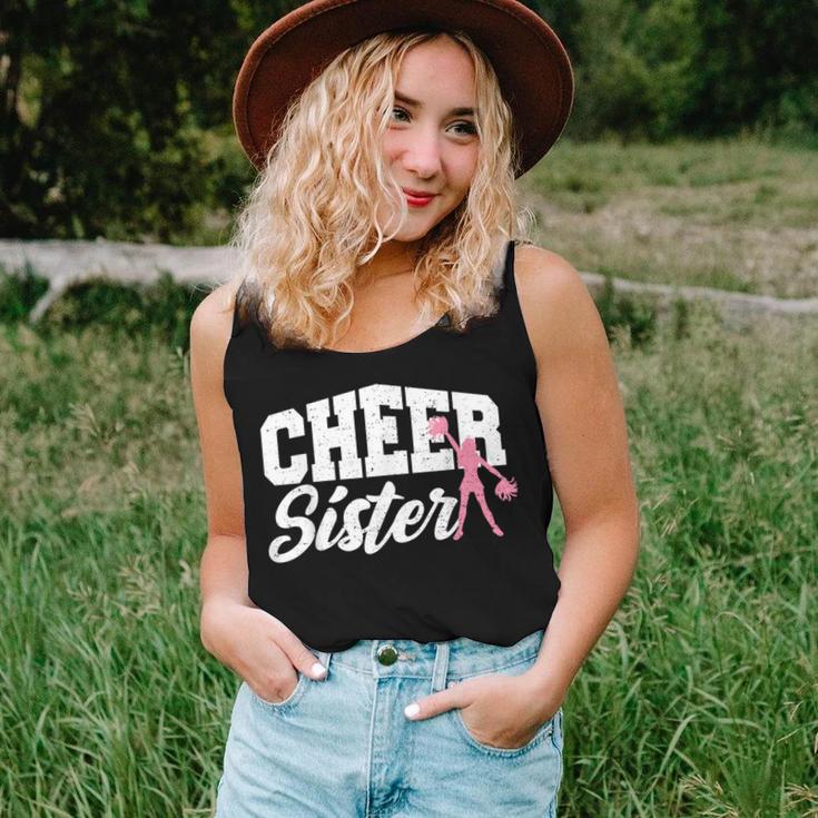 Cute Sister Cheer Sister Cheerleading Women Tank Top Gifts for Her