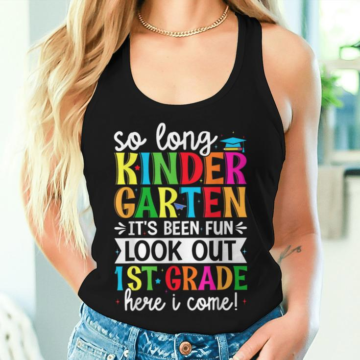 Cute So Long Kindergarten Look Out First Grade Here I Come Women Tank Top Gifts for Her