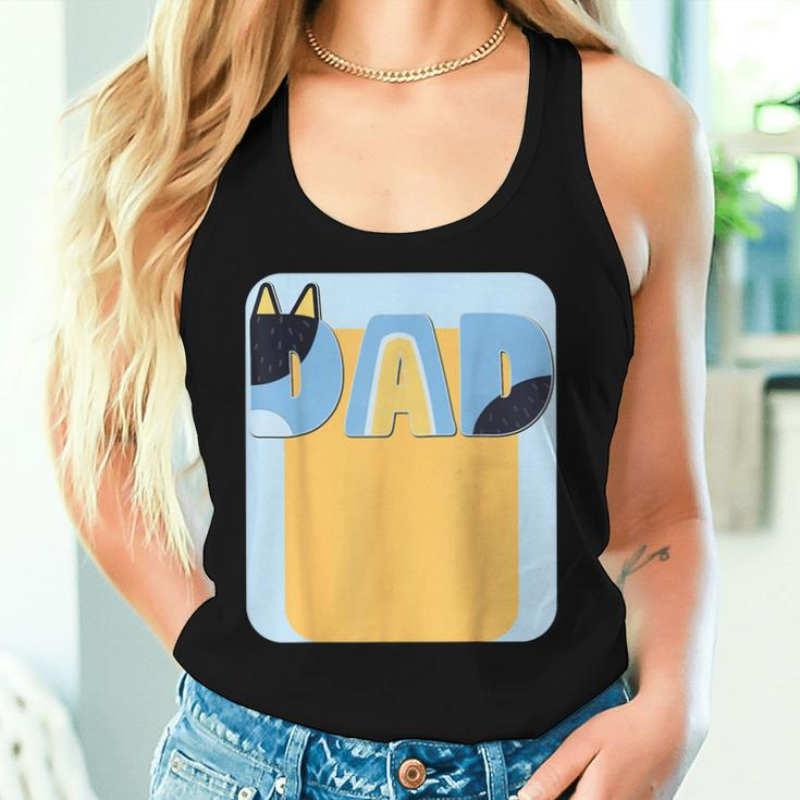 Dad And Mom Birthday Boy Dog Family Party Decorations Women Tank Top Gifts for Her
