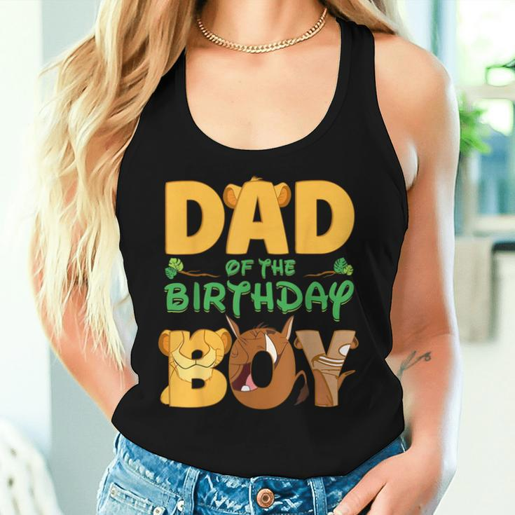 Dad And Mom Birthday Boy Lion Family Matching Women Tank Top Gifts for Her