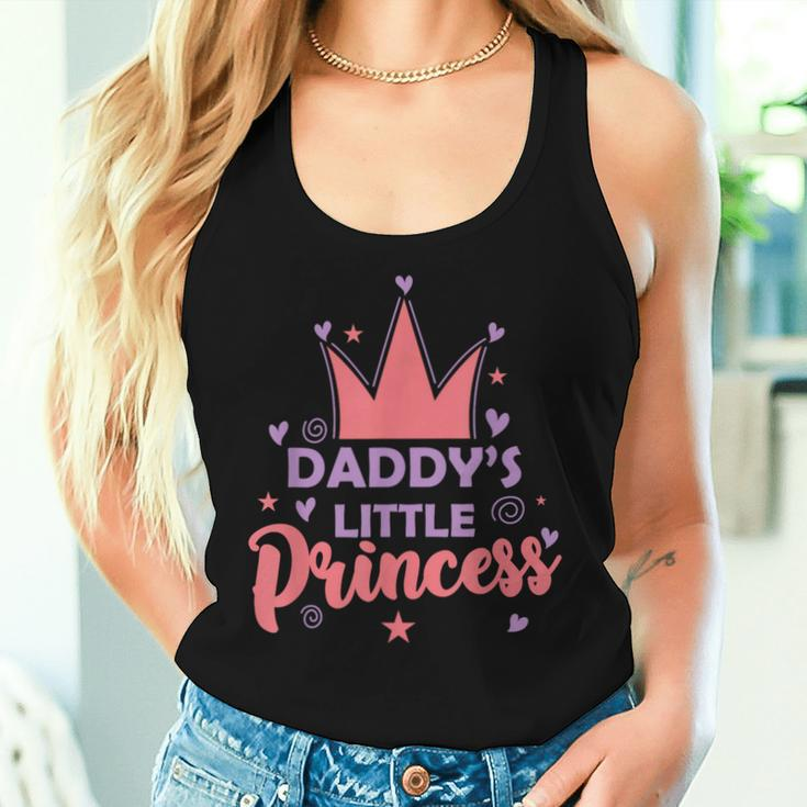 Daddy's Little Princess Girl Daughter Women Tank Top Gifts for Her