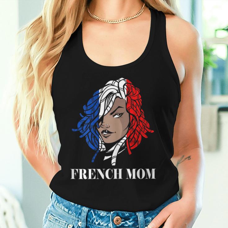 Damen Französische Wurzeln Mama Frankreich Flagge Pierced Woman Dreadlocks Frankreich Tank Top Frauen Geschenke für Sie