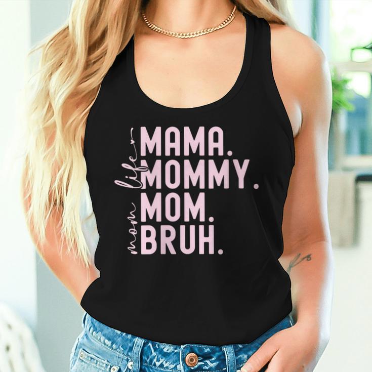 Damen Mama Mama Frauen Lustig Mama Leben Muttertag Mama Grafik Mit-Ausschnitt Tank Top Frauen Geschenke für Sie